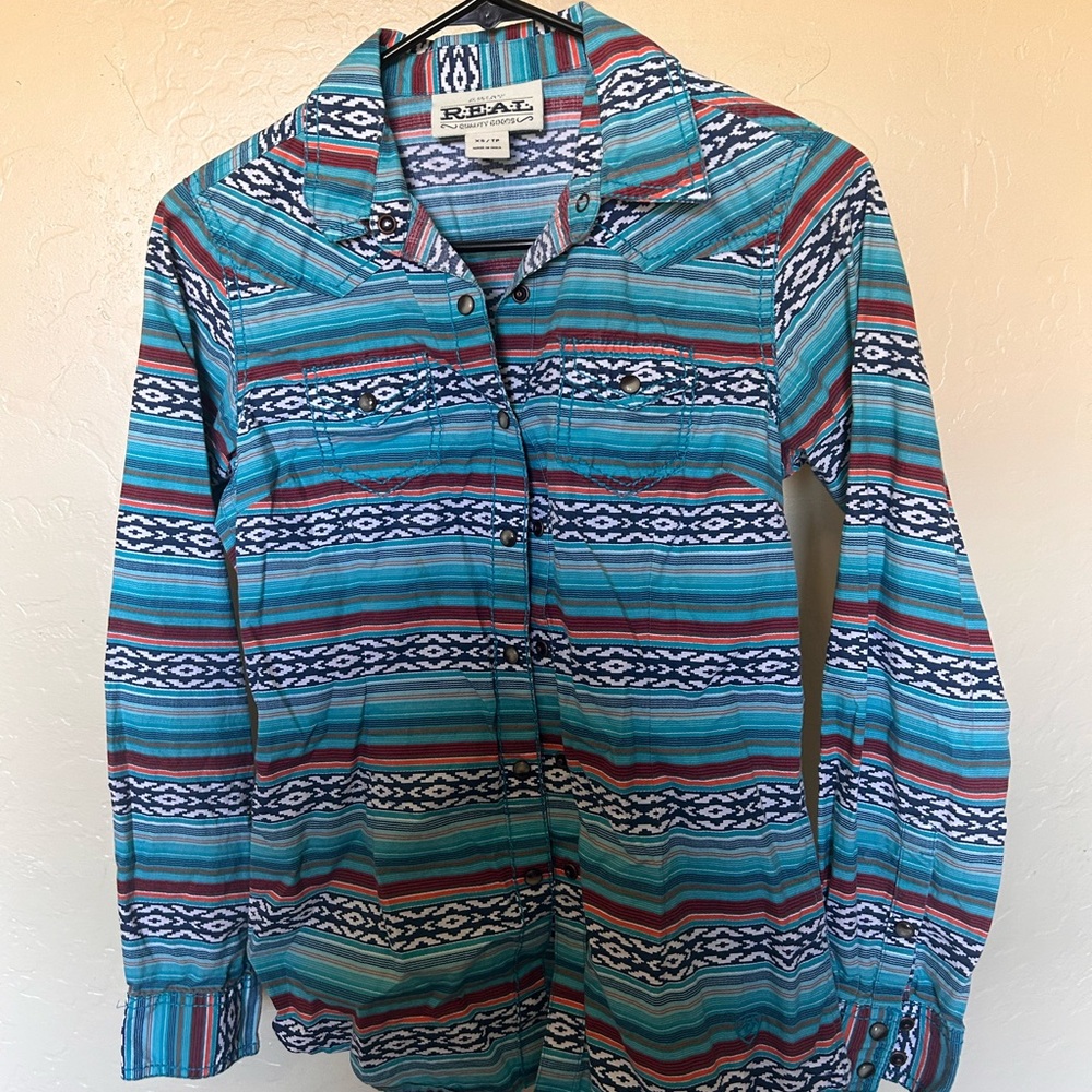 Wrangler Women’s Button Down XS, Serape